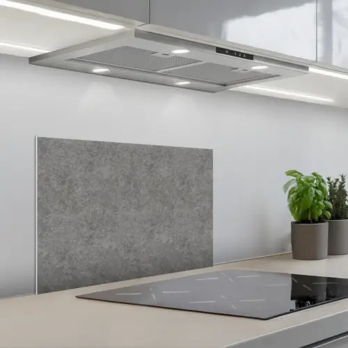 Beton - Textuur - Patronen keuken achterwand spatscherm klein 900 -3d_schuin