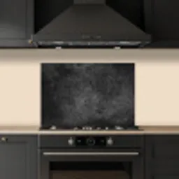 Beton - Structuur - Retro - Zwart - Grijs - Rustiek keuken achterwand spatscherm klein -sfeer1