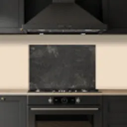 Beton - Muur - Zwart - Vintage - Industrieel keuken achterwand spatscherm klein -sfeer1