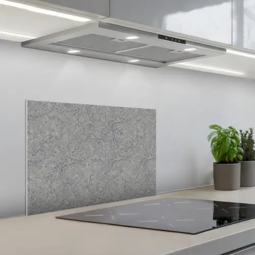 Beton - Muur - Patronen - Industrieel keuken achterwand spatscherm klein 900 -3d_schuin