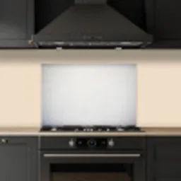 Beton - Wit - Modern keuken achterwand spatscherm klein -sfeer1