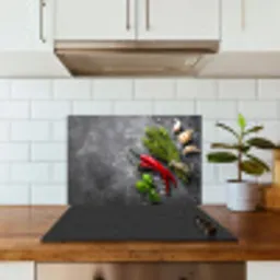 Contrast in Smaak en Textuur keuken achterwand spatscherm klein -sfeer2