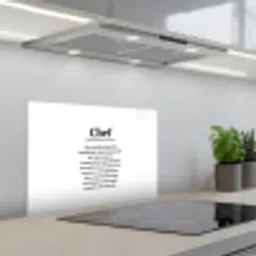 Kok - Definitie - Chef - Koken - Keuken - Spreuken - Woordenboek keuken achterwand spatscherm klein -3d_schuin