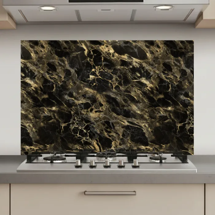 Kristal - Goud - Zwart - Marmer keuken achterwand spatscherm klein 900 -3d_website