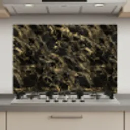 Kristal - Goud - Zwart - Marmer keuken achterwand spatscherm klein 900 -3d_website