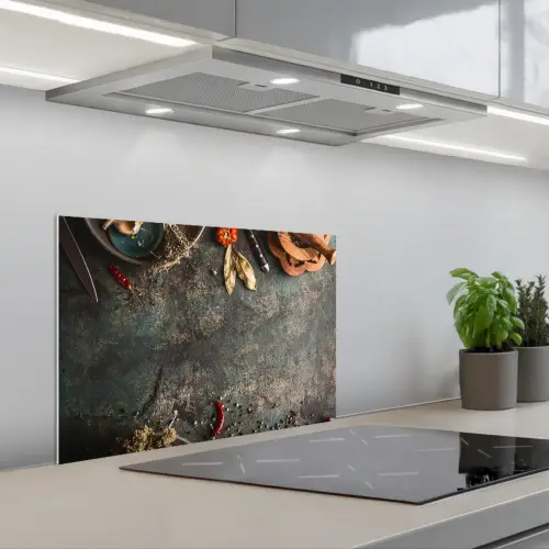 Culinaire Kunstenaarspalet keuken achterwand spatscherm klein -3d_schuin