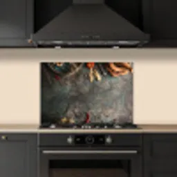 Culinaire Kunstenaarspalet keuken achterwand spatscherm klein -sfeer1