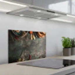 Culinaire Kunstenaarspalet keuken achterwand spatscherm klein -3d_schuin