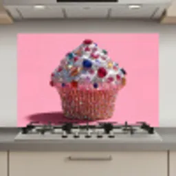 Cupcake - Kleurrijk - Edelstenen keuken achterwand spatscherm klein -3d_website