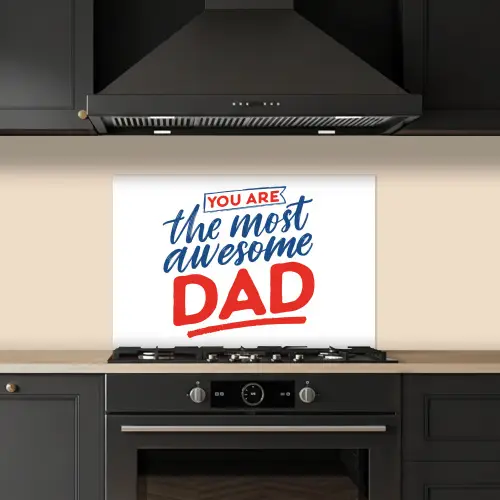 Papa - Vaderdag - Spreuken keuken achterwand spatscherm klein -sfeer1