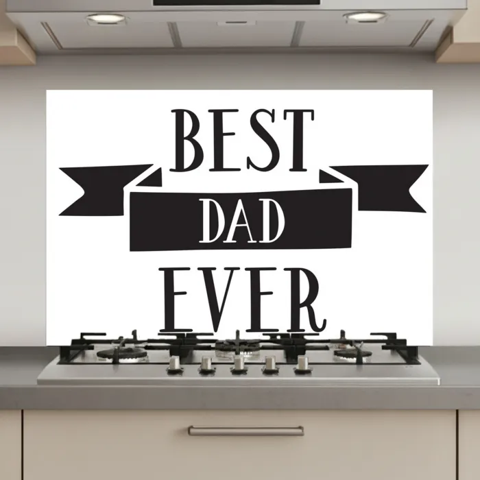 Papa - Quote - Beste papa keuken achterwand spatscherm klein -3d_website