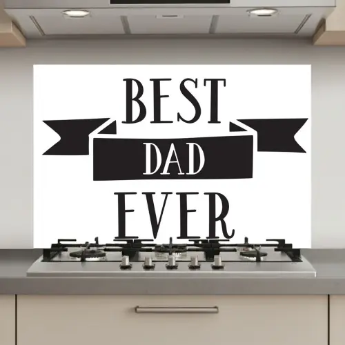 Papa - Quote - Beste papa keuken achterwand spatscherm klein -3d_website