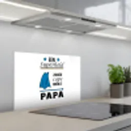 Papa - Quotes - Een superheld zonder cape noem je papa - Spreuken keuken achterwand spatscherm klein -3d_schuin