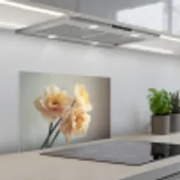 Narcissen - Geel - Bloemblaadjes keuken achterwand spatscherm klein -3d_schuin
