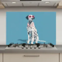 Dalmatiër - Zonnebril - Blauw keuken achterwand spatscherm klein -3d_website