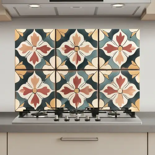 Decoratie - Tegels - Spaans - Vintage keuken achterwand spatscherm klein -3d_website
