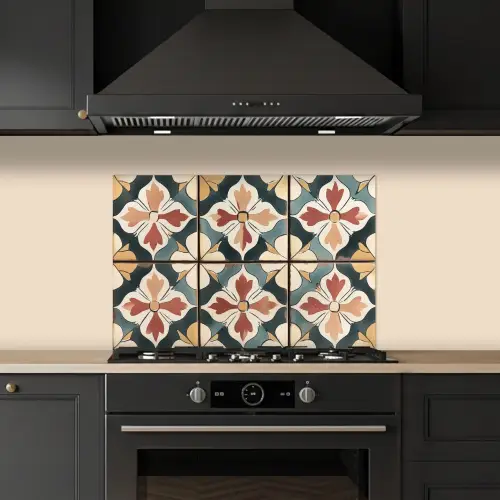 Decoratie - Tegels - Spaans - Vintage keuken achterwand spatscherm klein -sfeer1