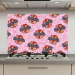 Disco - Bal - Patroon - Roze keuken achterwand spatscherm klein 900 -3d_website