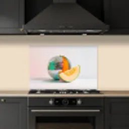 Disco - Discobal - Meloen - Pastel keuken achterwand spatscherm klein -sfeer1