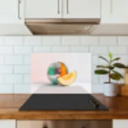 Disco - Discobal - Meloen - Pastel keuken achterwand spatscherm klein -sfeer2
