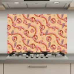 Disco - Patroon - Lijnen keuken achterwand spatscherm klein 900 -3d_website