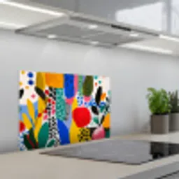 Stippen - Vormen - Modern - Kleuren keuken achterwand spatscherm klein -3d_schuin