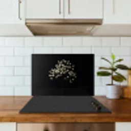 Gipskruid - Bloemetjes - Wit - Minimalistisch keuken achterwand spatscherm klein -sfeer2