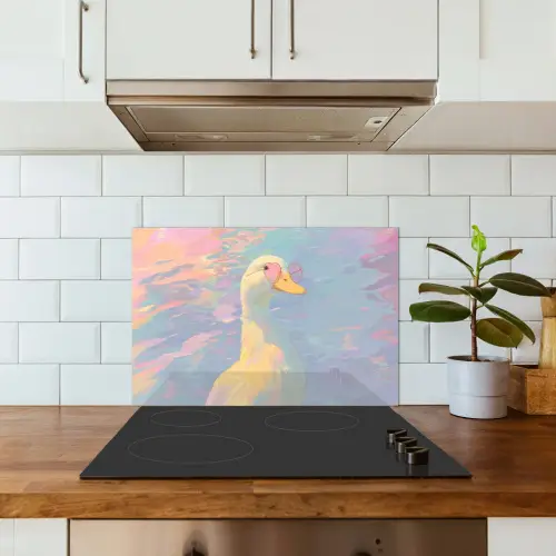 Eend - Zonnebril - Water keuken achterwand spatscherm klein -sfeer2