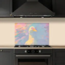 Eend - Zonnebril - Water keuken achterwand spatscherm klein -sfeer1