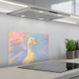 Eend - Zonnebril - Water keuken achterwand spatscherm klein -3d_schuin