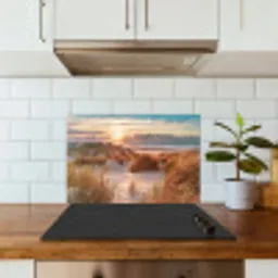 Duin - Planten - Zonsondergang - Strand - Zee keuken achterwand spatscherm klein -sfeer2