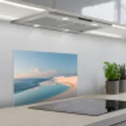 Duinen - Waterplas - Oneindige rust keuken achterwand spatscherm klein -3d_schuin