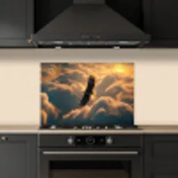 Adelaar - Wolken - Zon keuken achterwand spatscherm klein -sfeer1