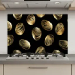 Eieren - Goud - Patroon keuken achterwand spatscherm klein -3d_website