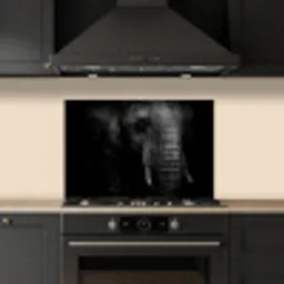 Olifant - Dier - Portret keuken achterwand spatscherm klein -sfeer1
