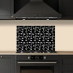 Gezichten - Zwart - Wit - Contrast keuken achterwand spatscherm klein 900 -sfeer1