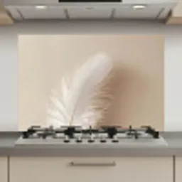 Veer - Minimalistisch - Roze keuken achterwand spatscherm klein -3d_website