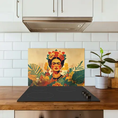 Vrouwelijk - Bloemen - Sieraden keuken achterwand spatscherm klein -sfeer2