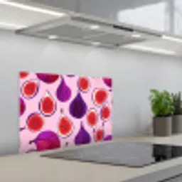 Vijgen - Roze - Paars keuken achterwand spatscherm klein -3d_schuin