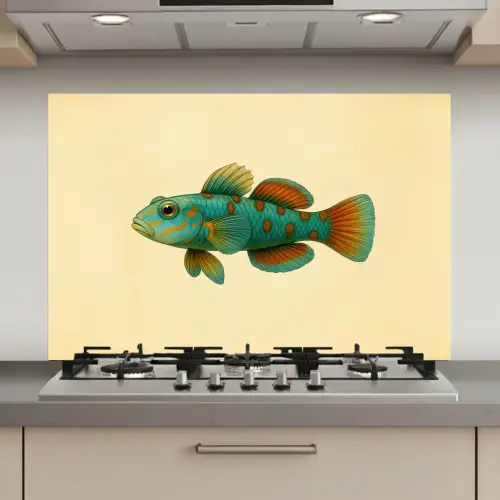 Vis - Blauw - Stippen - Schubben keuken achterwand spatscherm klein -3d_website
