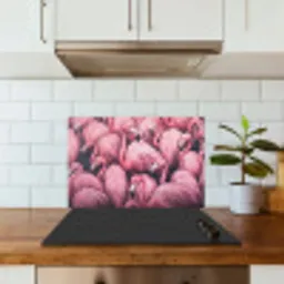 Flamingo - Roze - Dieren keuken achterwand spatscherm klein -sfeer2