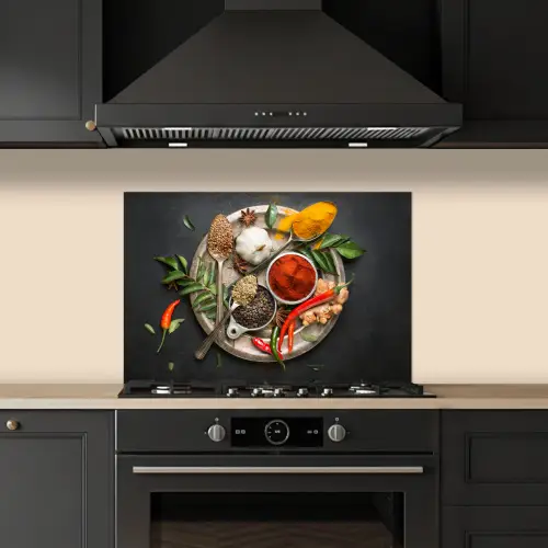 Smakenpalet keuken achterwand spatscherm klein -sfeer1