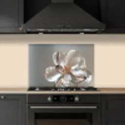 Bloem - Glazen - Doorzichtig keuken achterwand spatscherm klein -sfeer1