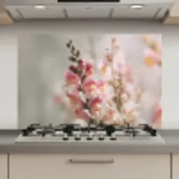 Bloem - Leeuwenbek - Roze - Stengel keuken achterwand spatscherm klein -3d_website