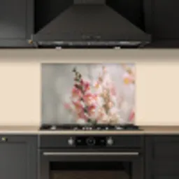 Bloem - Leeuwenbek - Roze - Stengel keuken achterwand spatscherm klein -sfeer1