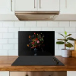 Bloemen - Bessen - Klassiek keuken achterwand spatscherm klein -sfeer2