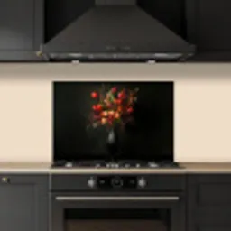 Bloemen - Takken - Boeket keuken achterwand spatscherm klein -sfeer1