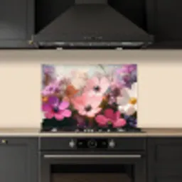 Bloemen - Kleurrijk - Bloei keuken achterwand spatscherm klein -sfeer1