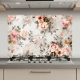 Bloemen - Beton - Planten - Roze keuken achterwand spatscherm klein -3d_website