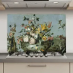 Bloemen - Oude Meesters - Olieverf keuken achterwand spatscherm klein -3d_website